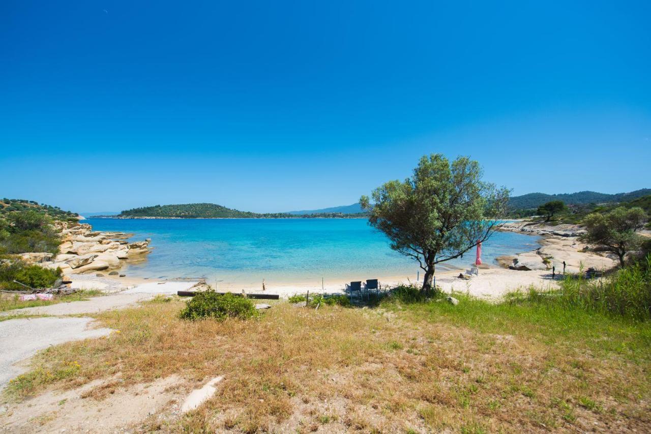 Nereus & Oceanus Beachfront Apartments, Lagonisi Beach #Feelslikehome Ormos Panagias Exterior foto