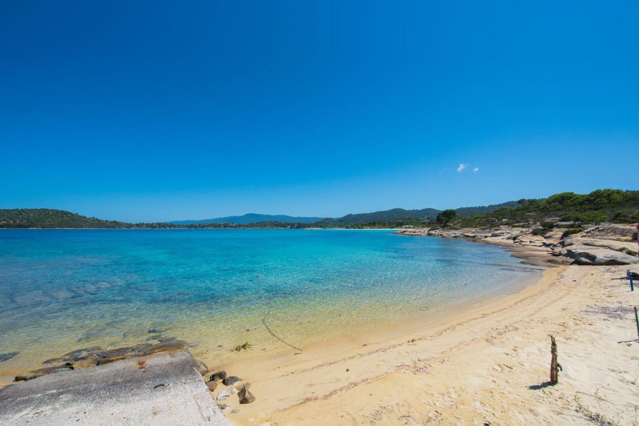 Nereus & Oceanus Beachfront Apartments, Lagonisi Beach #Feelslikehome Ormos Panagias Exterior foto