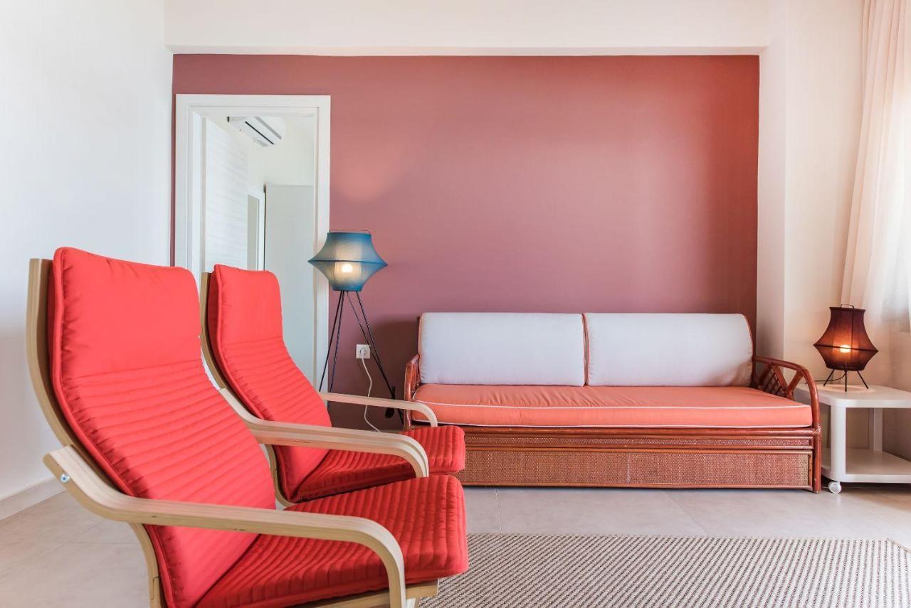 Nereus & Oceanus Beachfront Apartments, Lagonisi Beach #Feelslikehome Ormos Panagias Exterior foto