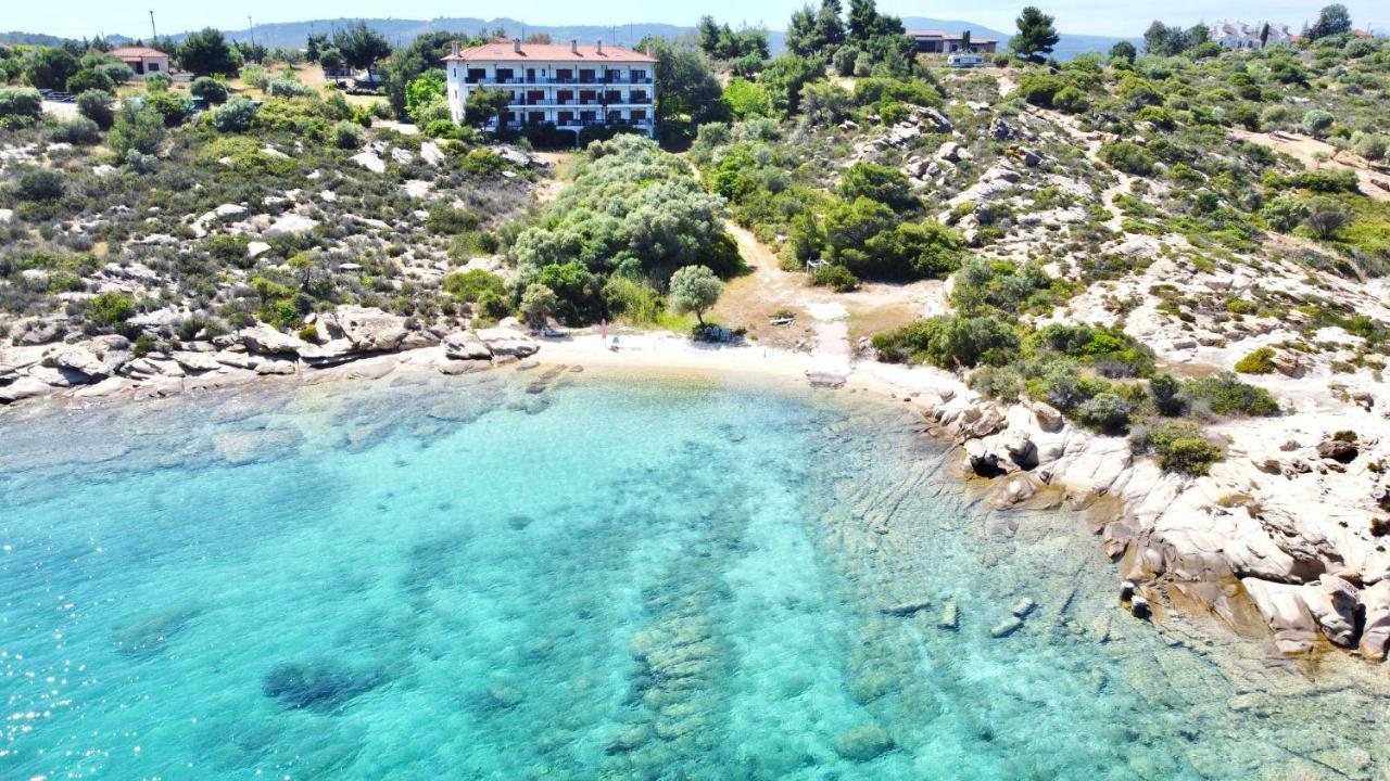 Nereus & Oceanus Beachfront Apartments, Lagonisi Beach #Feelslikehome Ormos Panagias Exterior foto