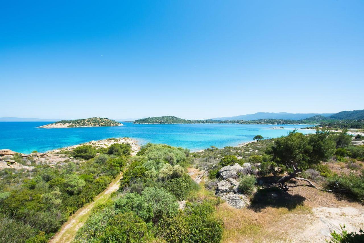 Nereus & Oceanus Beachfront Apartments, Lagonisi Beach #Feelslikehome Ormos Panagias Exterior foto